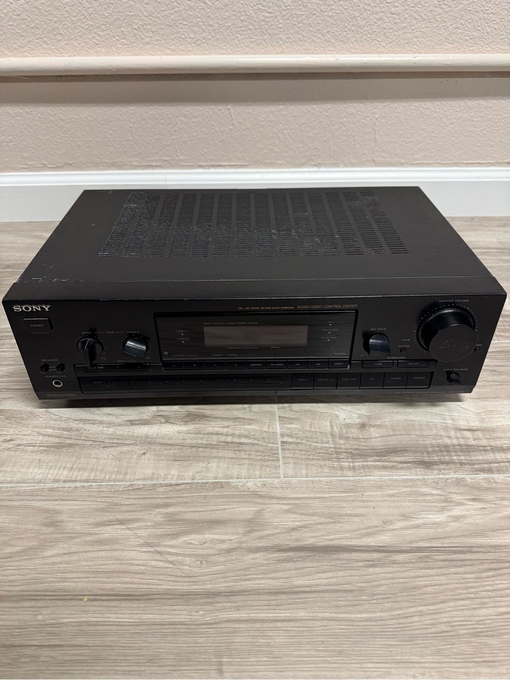 Sony STR-D590 4 Channel Phono Black Integrated Hone Audio Receiver Tested